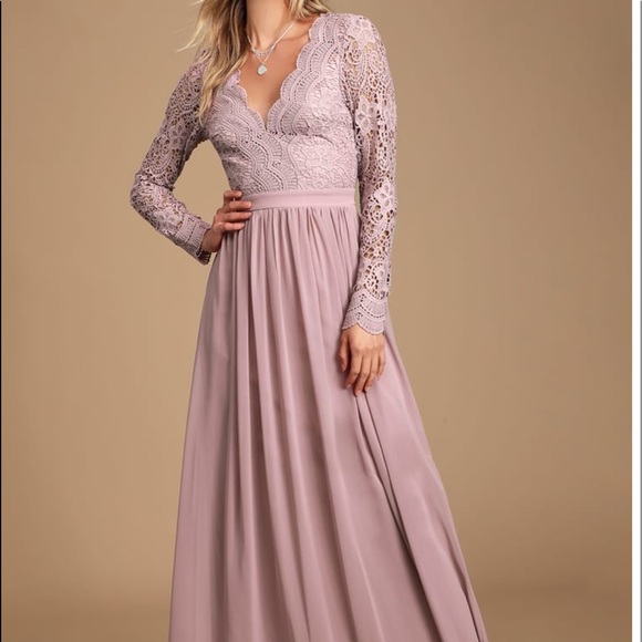 Lulus Awaken My Love Dusty Dress SOLD - Picture 5 of 11